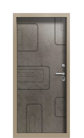 Входная дверь TermoWood Ral 9003 Бетон темный 1240