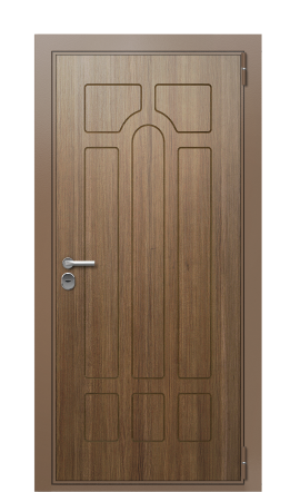 Дверь TermoWood Ral 8025 Дуб светлый 1033