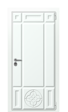 Дверь TermoWood Ral 9003 Collori Ral 9003 2696 вид снаружи