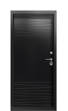 Дверь Termo Ral 9005 Collori Ral 9005 2575 вид внутри