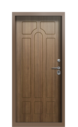 Дверь TermoWood Ral 8025 Тик 1262