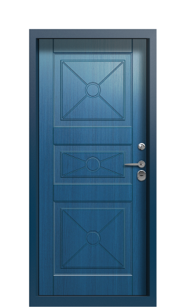 Дверь TermoPlus Del Mare Woodline Темно-синяя 2731