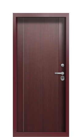 Дверь TermoPlus Ral 3005 Темно-красный 1164