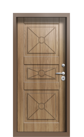 Дверь TermoWood Ral 9005 Графитовое Дерево 273