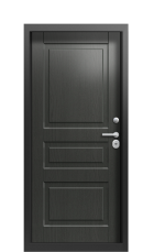 Дверь Termo Decoline premium графитовое дерево vesuvio pyramide вид внутри