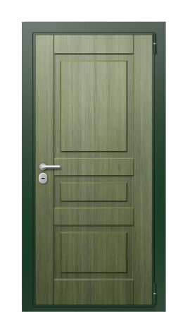 Дверь TermoWood Patina Белый мрамор (глянец) 1004