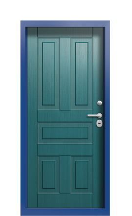 Дверь TermoWood Ral 5005 Тёмно-синяя 280