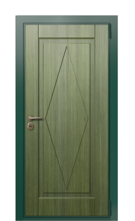 Дверь TermoWood Ral 6005 Темно-зеленое 1333