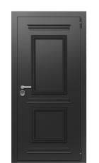 Дверь TermoPlus Vesivio Тёмно синяя 253 вид снаружи