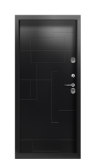 Дверь Termo Ral 9005 Collori Ral 9005 2715 вид внутри