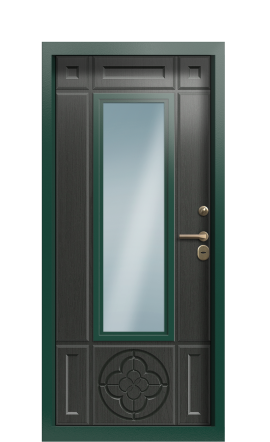 Дверь TermoPlus Ral 6005 Графитовое дерево 1002