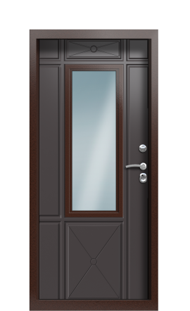 Дверь TermoPlus Del Mare Ral 8019 1400