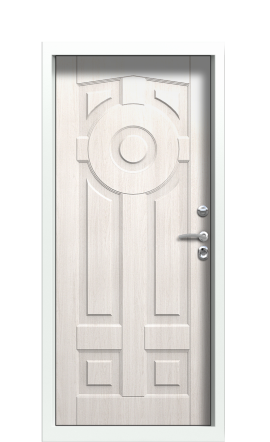 Дверь TermoPlus Ral 9003 Граб Белый 627