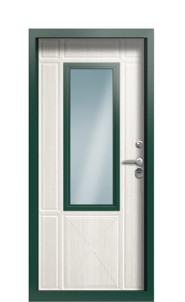 Дверь TermoPlus Ral 6005 Белая эмаль 1305