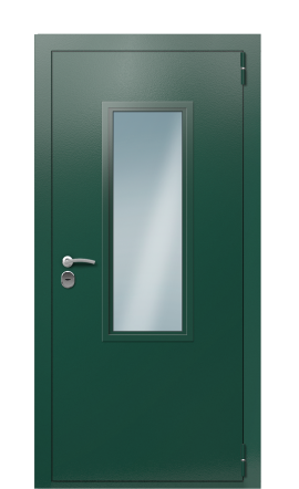 Дверь TermoPlus Ral 6005 Белая эмаль 1305