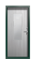 Дверь Termo Ral 6005 Тис мраморный 1296 вид внутри