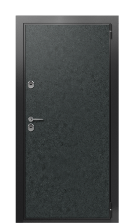 Дверь TermoWood Ral 9005 Terma Premium Черный гранит 2698