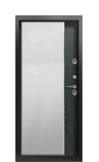 Дверь Termo Ral 9005 Terma Premium Черный гранит 2698 вид внутри