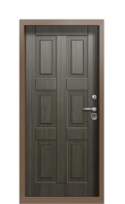 Дверь Termo Ral 1019 Венге 223 вид внутри