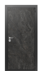 Дверь TermoWood Vesuvio Тёмный Мрамор 995 вид снаружи