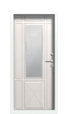 Дверь Termo Ral 9003 Граб Белый 944 вид внутри