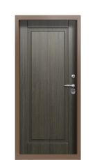 Дверь Termo Ral 1019 Венге 221 вид внутри