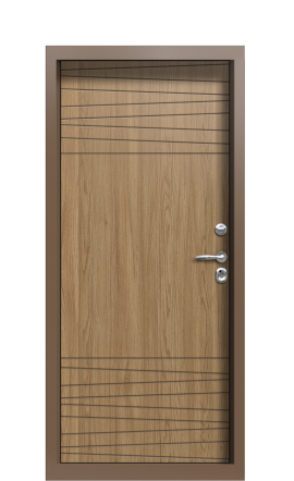 Дверь TermoPlus Ral 8025 Грецкий орех 37