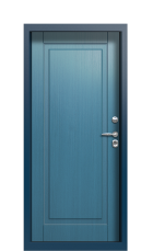 Дверь Termo Del Mare Серо-голубая 1020 вид внутри
