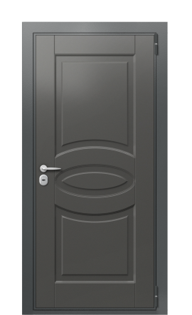 Дверь TermoWood Ral 7043 Grey matt 1394