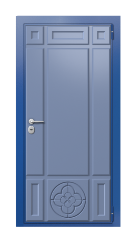 Входная дверь TermoWood Ral 5005 RAL 5014 1299