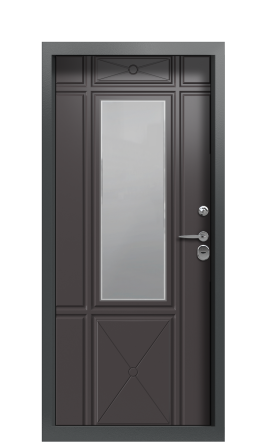 Дверь TermoWood Ral 7009 RAL 8019 1197