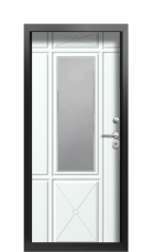 Дверь Termo Ral 9005 Securemme 997 вид внутри