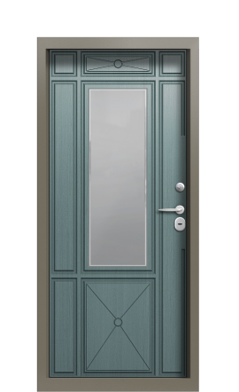 Дверь TermoPlus Silver Серый Туман 1398