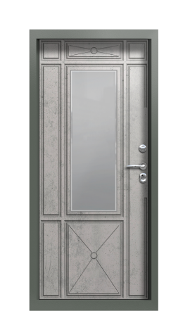 Дверь TermoPlus Ral 7009 Бетон светлый 983