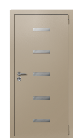 Дверь TermoPlus Ral 1019 Лён Сиена 989