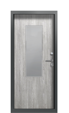 Дверь TermoPlus Ral 7043 Морадо серебристый 1391