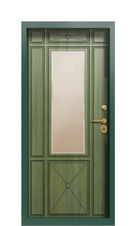 Дверь TermoWood Patina Зелёное Сукно 673