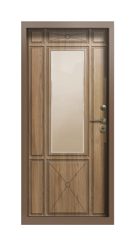 Дверь TermoPlus Ral 8025 Грецкий орех 1199