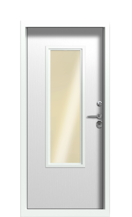 Дверь TermoPlus Ral 9003 Terma Premium Ледяной Дождь 2700