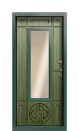 Входная дверь TermoWood Ral 6028 Темно-зеленое 1204