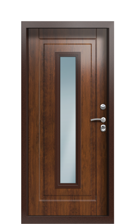 Дверь TermoPlus Ral 6005 Коньячный дуб 1435