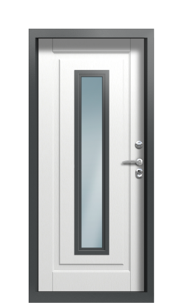 Дверь TermoWood Ral 7043 Milk 1437