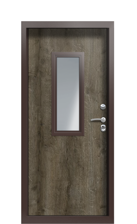 Дверь TermoPlus Ral 3005 Дуб антрацит 1170