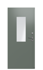 Дверь Termo Milano Ral 7009 2633 вид внутри