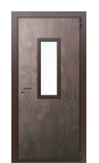 Дверь TermoWood Tobacco Ванильный Дуб 1409 вид снаружи