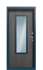 Дверь Termo Vesuvio Морадо черный 1482 вид внутри