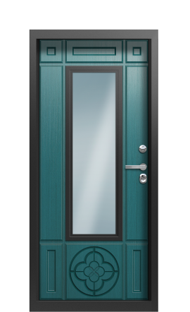 Дверь TermoPlus Vesuvio Морская волна 1406