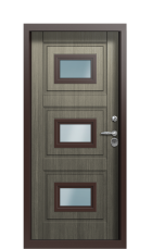 Дверь Termo Vesuvio Серый Кварц 1423 вид внутри