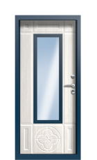 Дверь Termo Del Mare Белая эмаль 1319 вид внутри