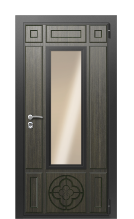 Дверь TermoWood Vesuvio Серый Антрацит 1427
